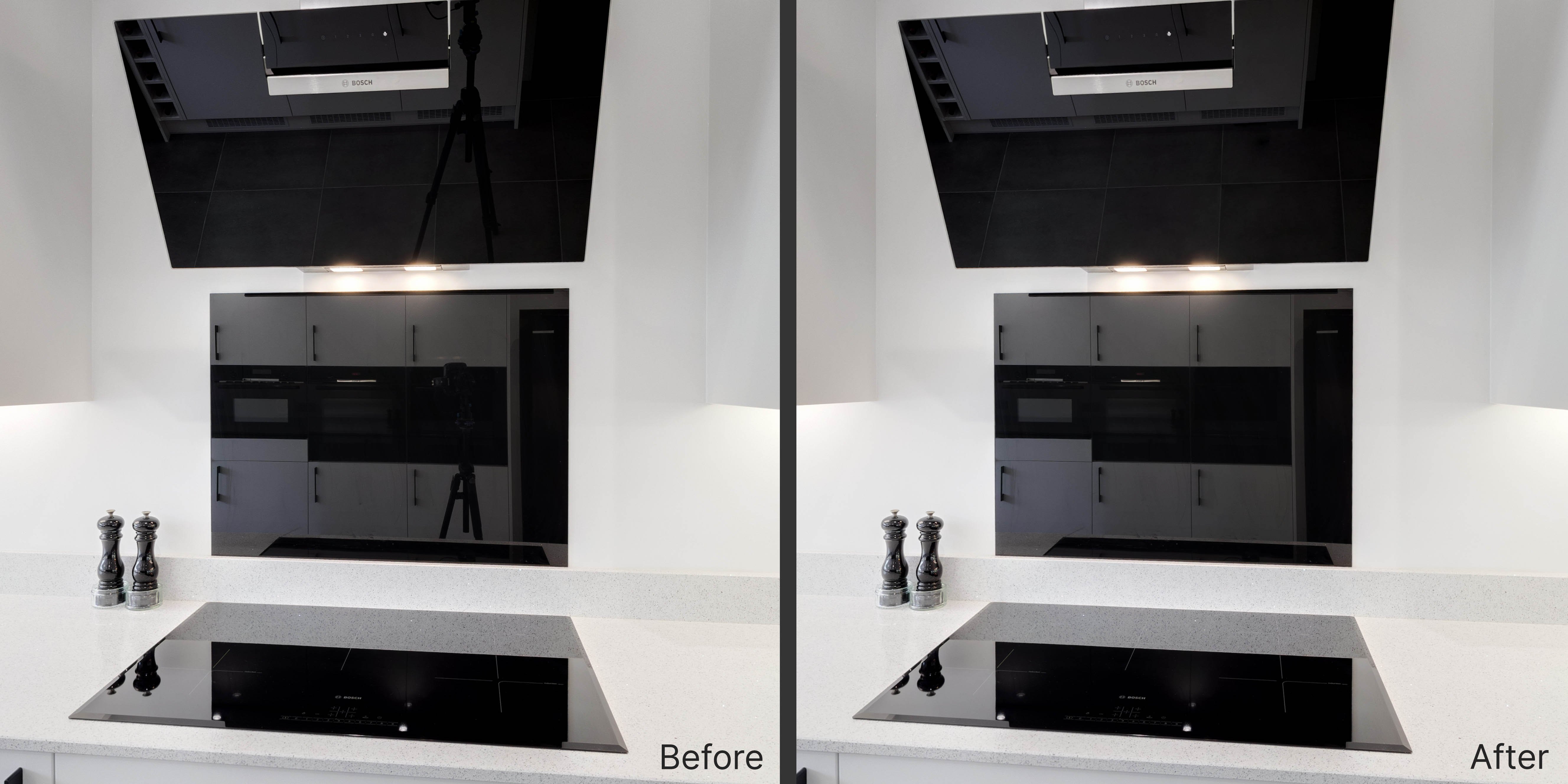 B&Q editing example for virtual tours